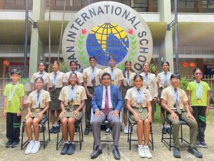 Asian International School swimming team
