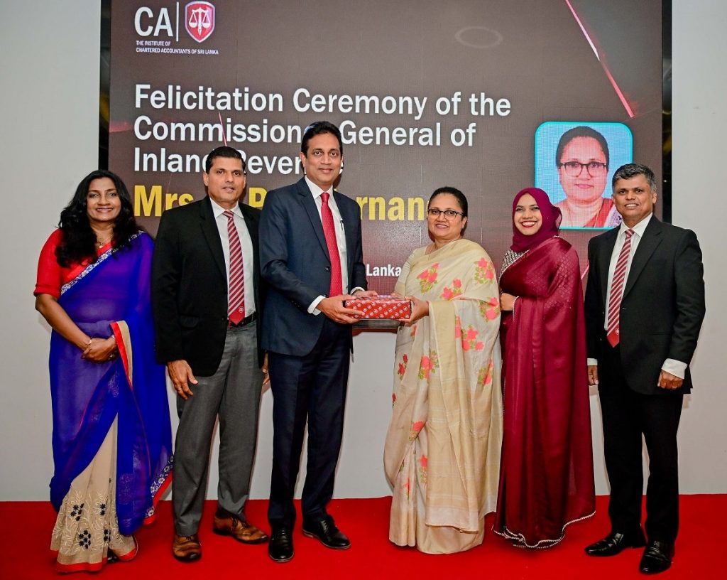 CA Sri Lanka honours Inland Revenue Chief for service to tax administration 2 Bp