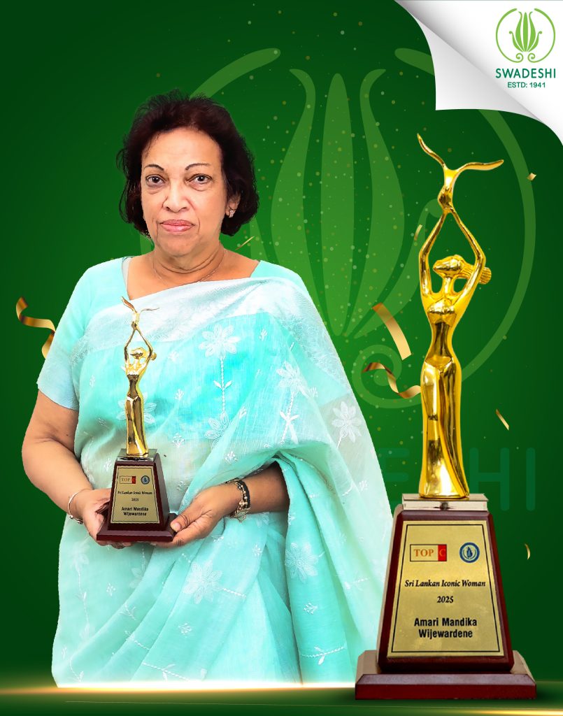 Swadeshi Chairperson Amari Wijewardene honored as Iconic Woman 2025 2 Image Swadeshi Chairperson