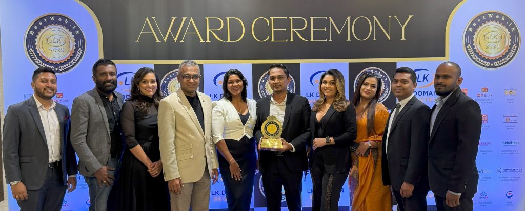 Prime Lands Residencies wins Gold at BestWeb.lk 2025 10 PRIME 1