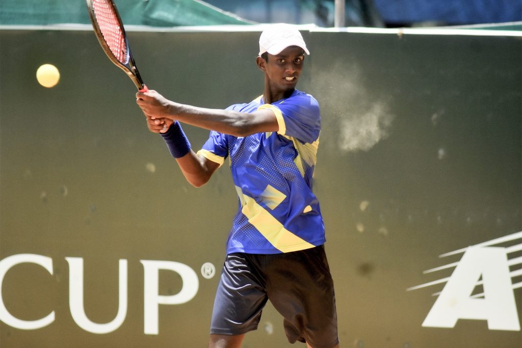 Islanders step up to reach Junior Davis Cup semis 2 Ashlin de Silva 1
