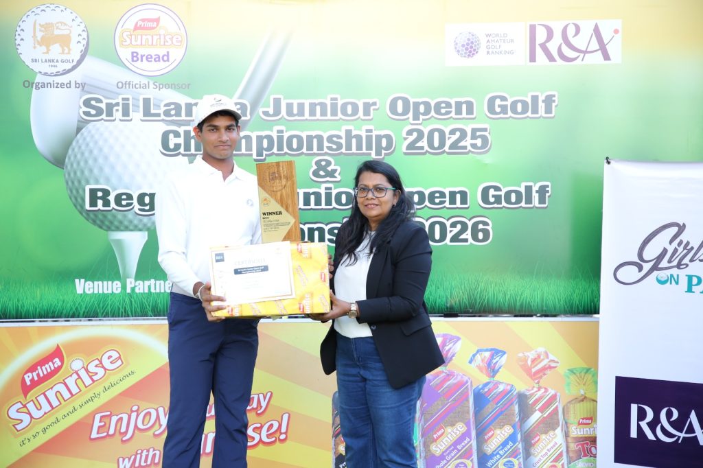 Reshan Algama clinches Sri Lanka Junior Open Golf title in style 1 Golf photo 1