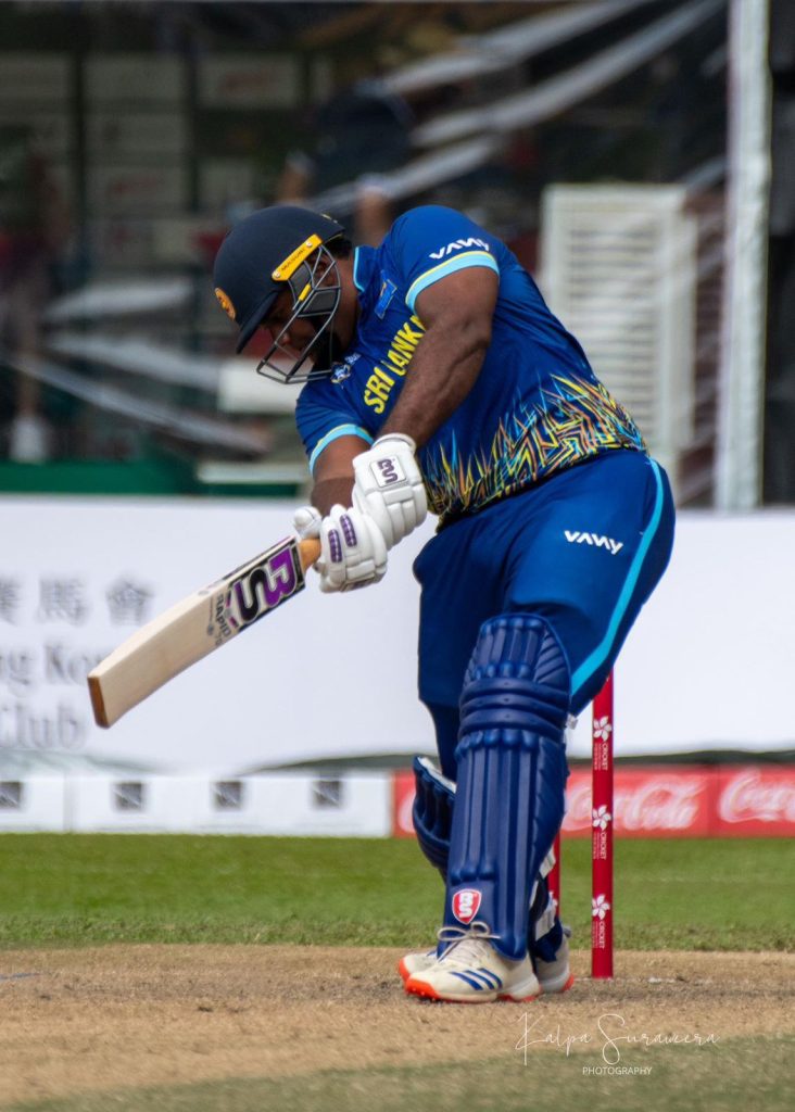 Six-hitting star Jayatilake turns heads in Major League 3 Sachitha Jayatilake 4