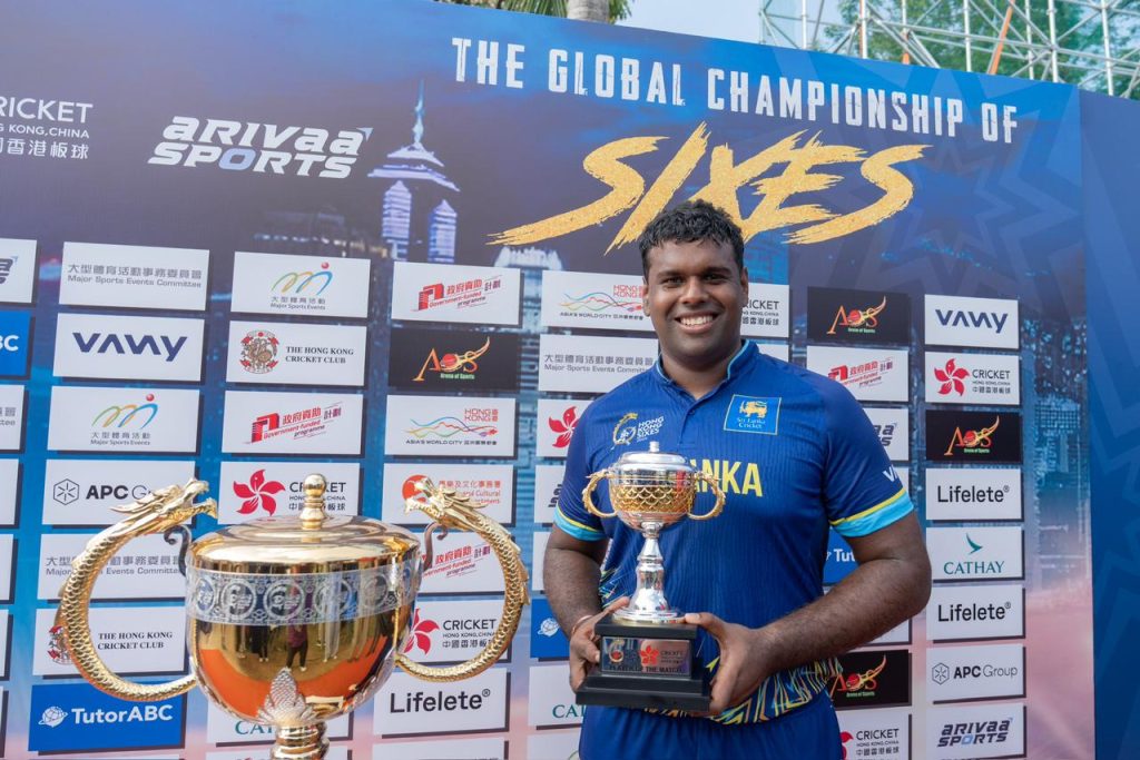 Six-hitting star Jayatilake turns heads in Major League 8 Sachitha Jayatilake 9