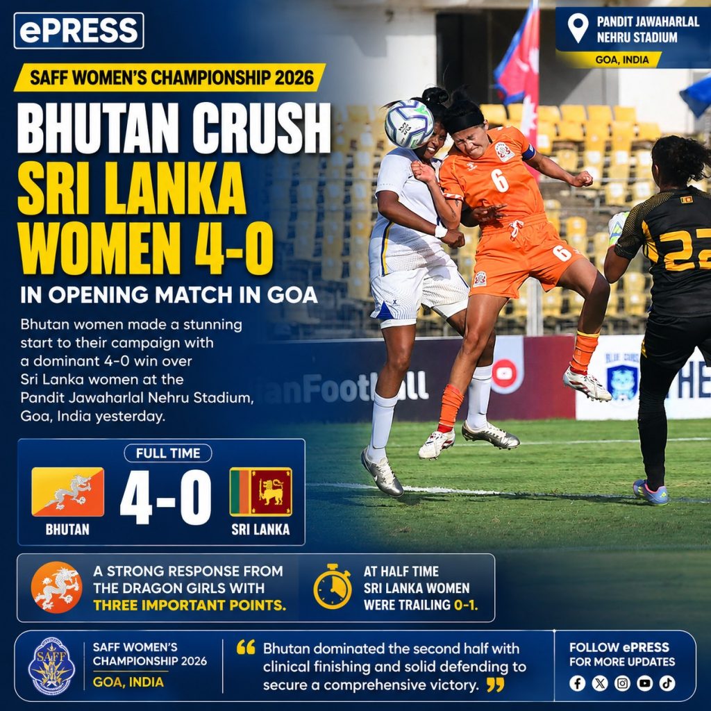 Sri Lanka women suffer heavy defeat against Bhutan 5 Football web image