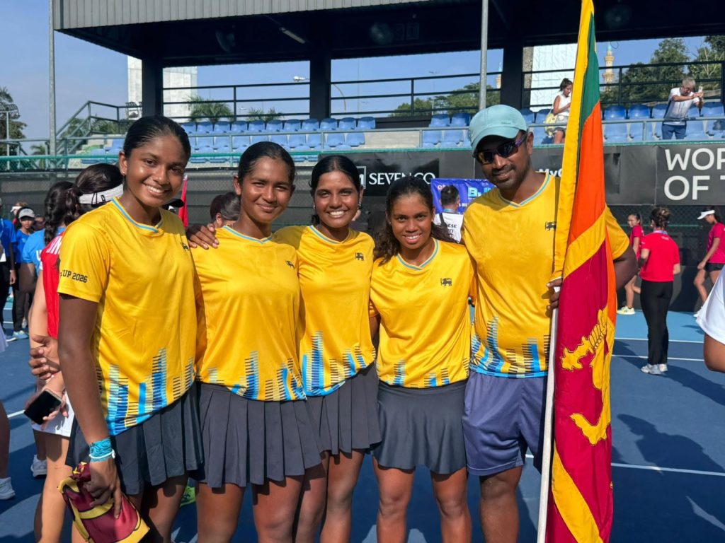 Dinara and Akeesha power Sri Lanka to Billie Jean King cup success 1 Sri Lanka womens tennis team