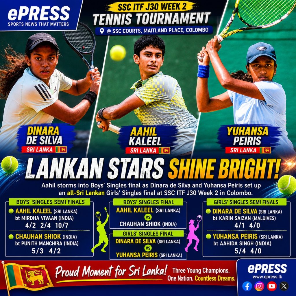 Aahil reaches SSC ITF J30 final, Dinara and Yuhansa set up all-Lankan title clash 5 web post 1 1
